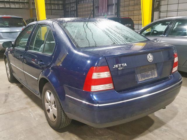 3VWSK69M04M021474 - 2004 VOLKSWAGEN JETTA GLS BLUE photo 3