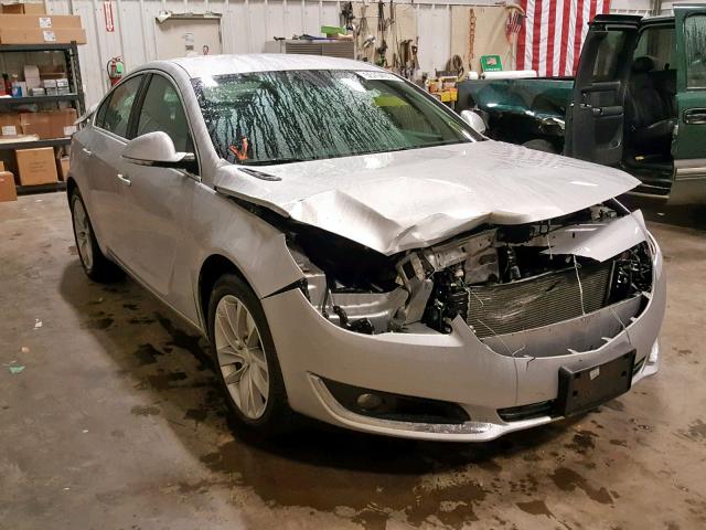 2G4GK5EX3G9150496 - 2016 BUICK REGAL SILVER photo 1