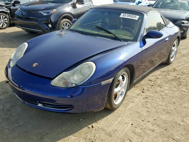 WP0CA2998YS651187 - 2000 PORSCHE 911 CARRER BLUE photo 2