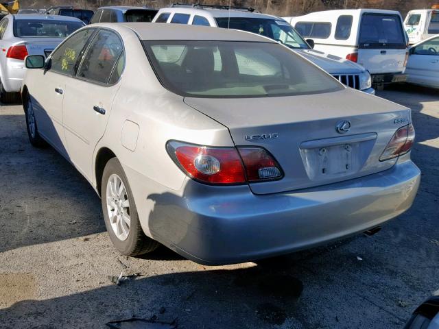 JTHBA30G240003202 - 2004 LEXUS ES 330 BEIGE photo 3