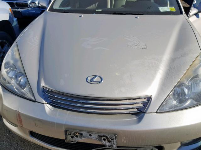 JTHBA30G240003202 - 2004 LEXUS ES 330 BEIGE photo 7