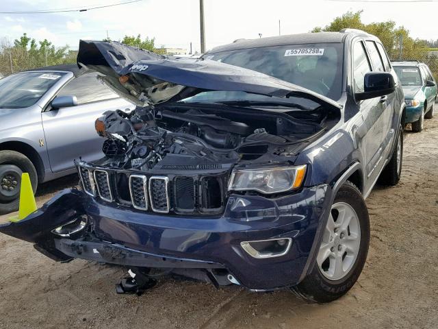 1C4RJEAG0HC751896 - 2017 JEEP GRAND CHER BLUE photo 2