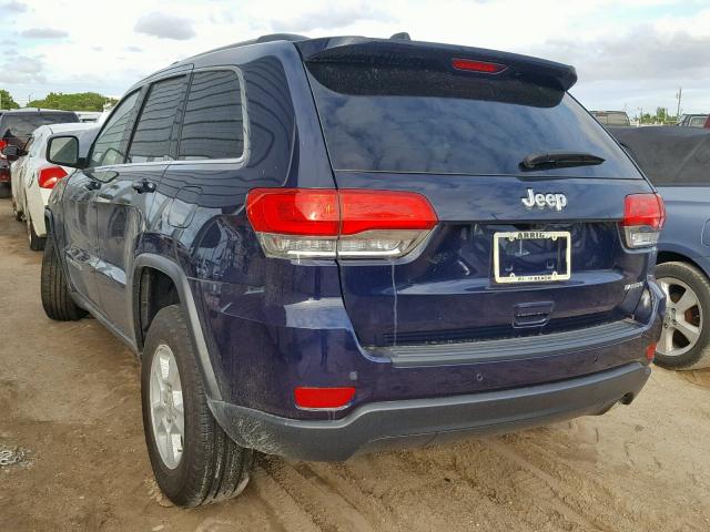 1C4RJEAG0HC751896 - 2017 JEEP GRAND CHER BLUE photo 3