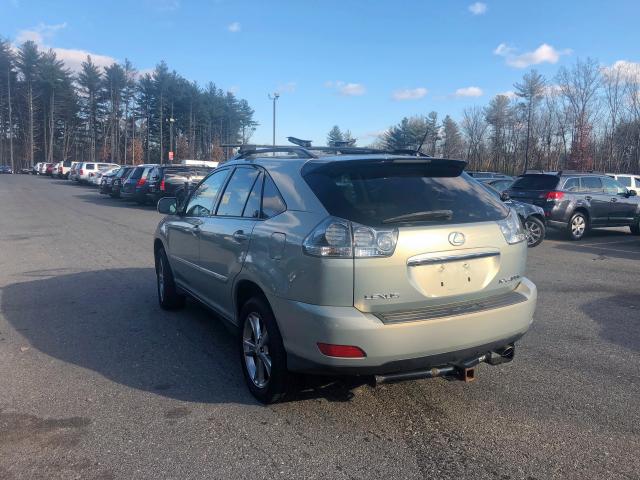 JTJHW31U372009596 - 2007 LEXUS RX 400H SILVER photo 3