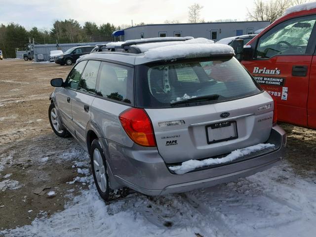 4S4BP61C277332177 - 2007 SUBARU LEGACY OUT SILVER photo 4