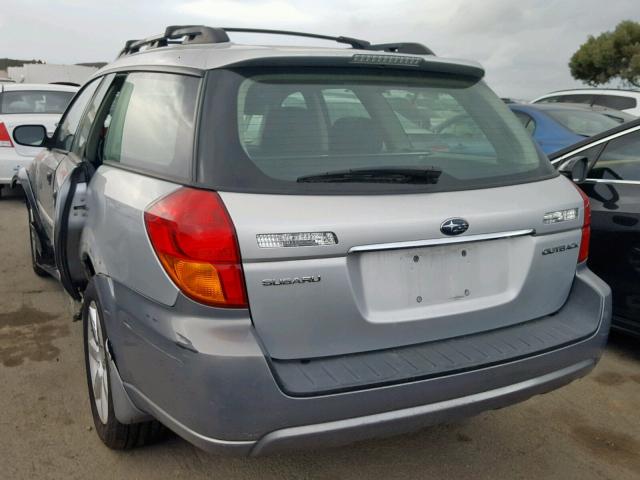 4S4BP61C376326992 - 2007 SUBARU LEGACY OUT SILVER photo 3