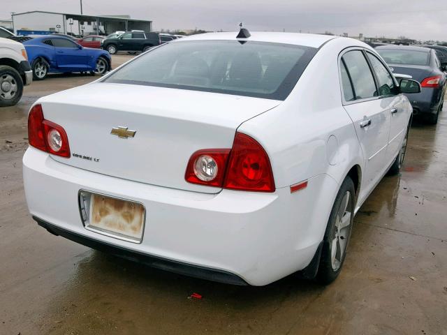 1G1ZC5E0XCF228215 - 2012 CHEVROLET MALIBU 1LT 白色 照片 4