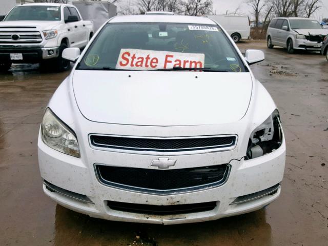 1G1ZC5E0XCF228215 - 2012 CHEVROLET MALIBU 1LT 白色 照片 9