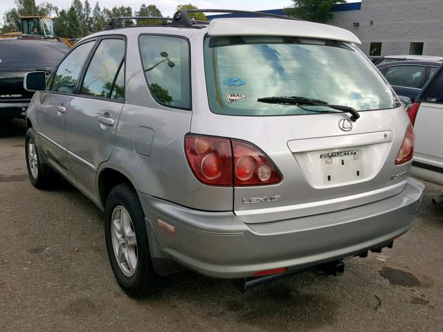 JT6HF10U8X0049605 - 1999 LEXUS RX 300 GRAY photo 3