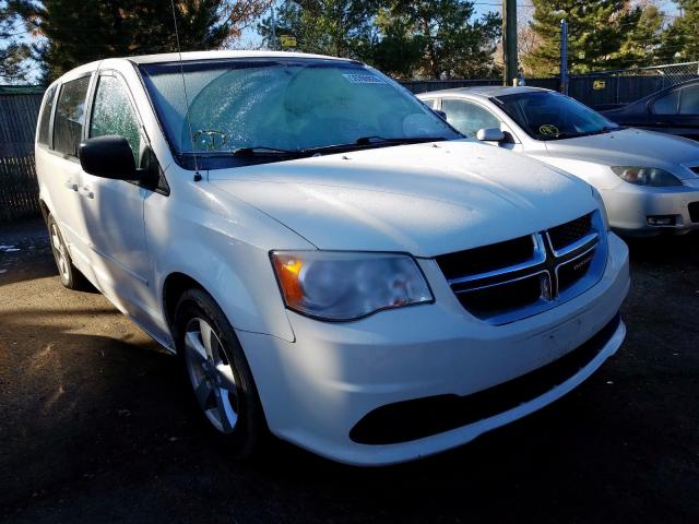 2C4RDGBG5DR574815 - 2013 DODGE GRAND CARA WHITE photo 1