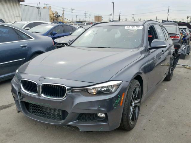 WBA3K5C59FK301291 - 2015 BMW 328 D GRAY photo 2