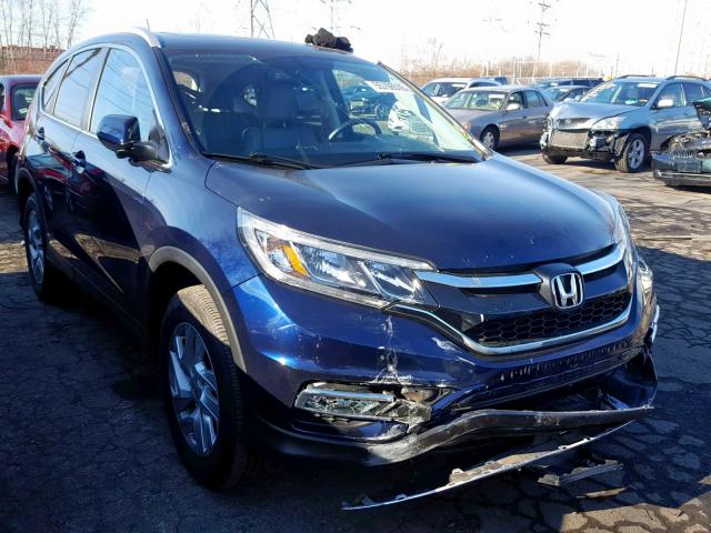 5J6RM4H79GL023364 - 2016 HONDA CR-V EXL BLUE photo 1