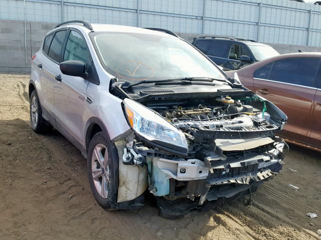 1FMCU0F71FUB99286 - 2015 FORD ESCAPE S SILVER photo 1