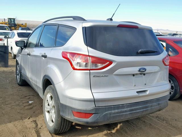 1FMCU0F71FUB99286 - 2015 FORD ESCAPE S SILVER photo 3