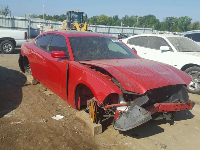 2C3CDXHG7CH287675 - 2012 DODGE CHARGER SX RED photo 1