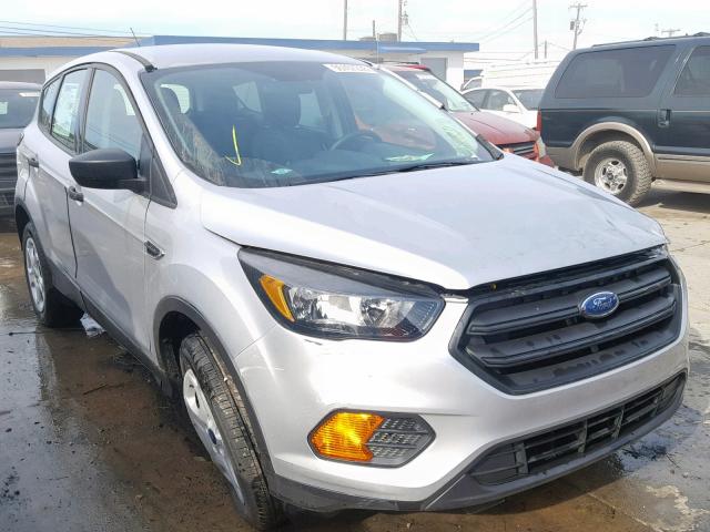 1FMCU0F77JUA48669 - 2018 FORD ESCAPE S SILVER photo 1