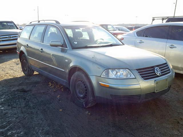 WVWND63B03E135576 - 2003 VOLKSWAGEN PASSAT GL GREEN photo 1