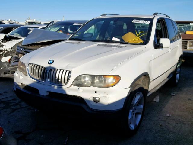 5UXFB53505LV17621 - 2005 BMW X5 4.4I YELLOW photo 2