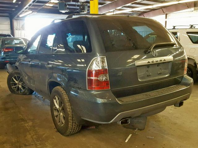 2HNYD18895H506091 - 2005 ACURA MDX TOURIN BLUE photo 3