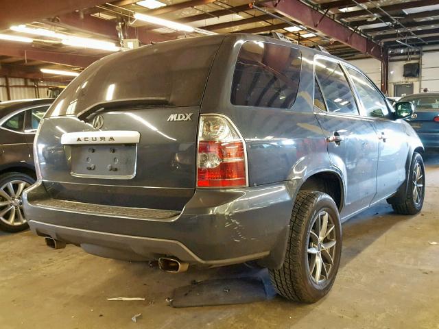 2HNYD18895H506091 - 2005 ACURA MDX TOURIN BLUE photo 4