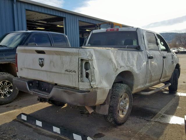 3D7TT2CT9AG190888 - 2010 DODGE RAM 2500 WHITE photo 4