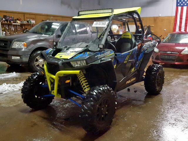 3NSVDK990HF800266 - 2017 POLARIS RZR XP 100 BLUE photo 2