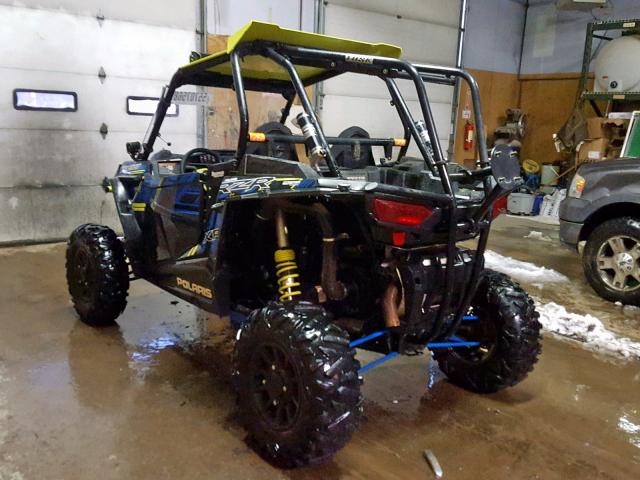 3NSVDK990HF800266 - 2017 POLARIS RZR XP 100 BLUE photo 3