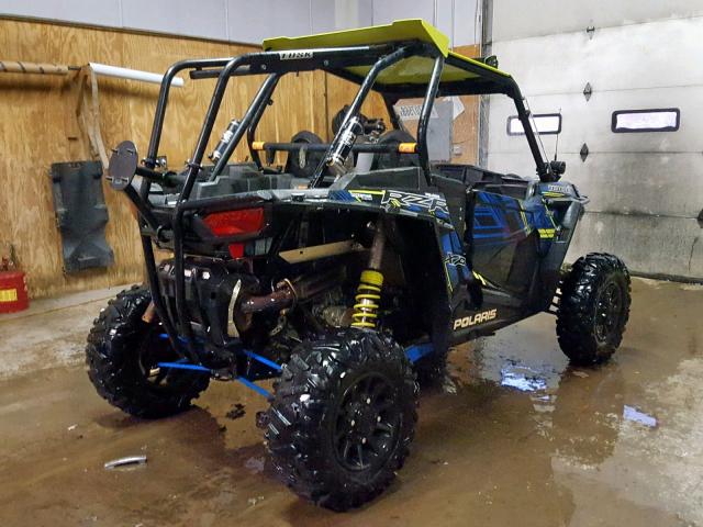 3NSVDK990HF800266 - 2017 POLARIS RZR XP 100 BLUE photo 4