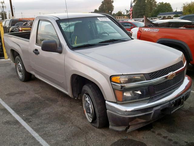 1GCCS146668296387 - 2006 CHEVROLET COLORADO GOLD photo 1