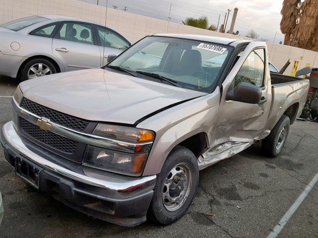 1GCCS146668296387 - 2006 CHEVROLET COLORADO GOLD photo 2