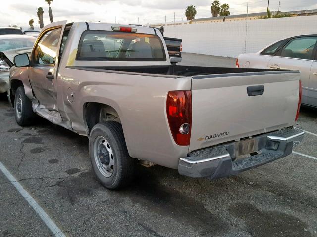 1GCCS146668296387 - 2006 CHEVROLET COLORADO GOLD photo 3