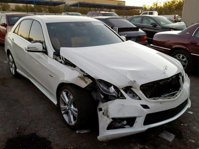 WDDHF5KB9CA541484 - 2012 MERCEDES-BENZ E 350 WHITE photo 1