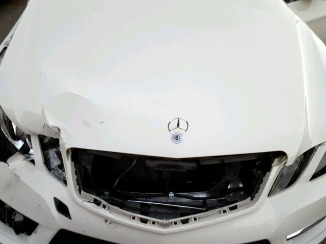 WDDHF5KB9CA541484 - 2012 MERCEDES-BENZ E 350 WHITE photo 7