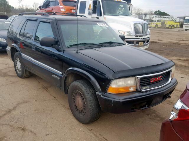 1GKDT13W012141224 - 2001 GMC JIMMY BLACK photo 1