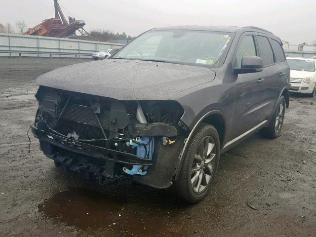 1C4RDJDG0HC758326 - 2017 DODGE DURANGO GT GRAY photo 2