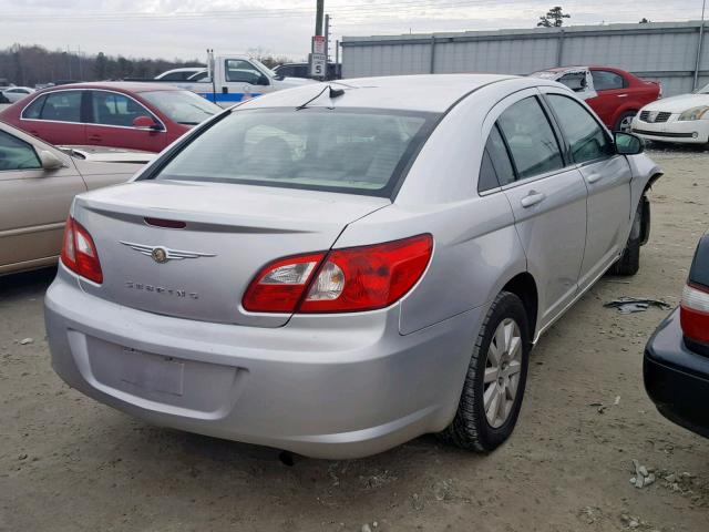 1C3LC46K08N192530 - 2008 CHRYSLER SEBRING LX SILVER photo 4