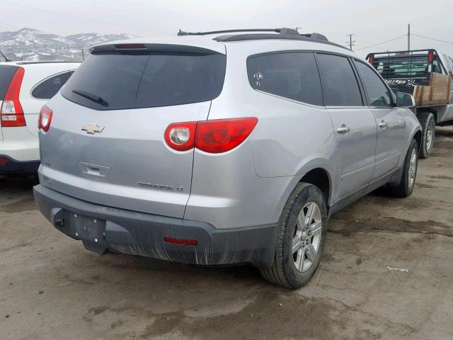 1GNKVGED3CJ243810 - 2012 CHEVROLET TRAVERSE L SILVER photo 4