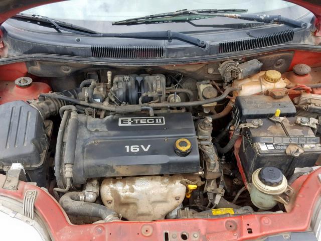 KL1TD66648B017102 - 2008 CHEVROLET AVEO BASE Qırmızı foto 7