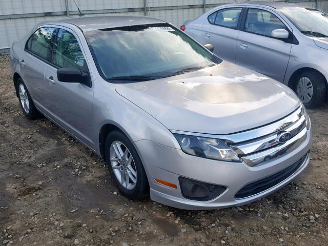 3FAHP0GA7AR373279 - 2010 FORD FUSION S GRAY photo 1