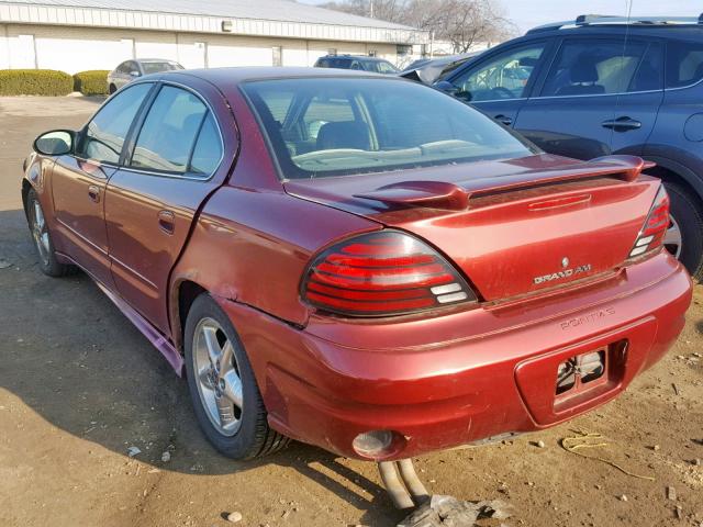 1G2NF52E93C119439 - 2003 PONTIAC GRAND AM S BURGUNDY photo 3