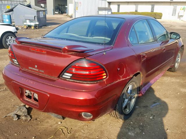 1G2NF52E93C119439 - 2003 PONTIAC GRAND AM S BURGUNDY photo 4