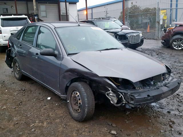 1FAHP34N87W242280 - 2007 FORD FOCUS ZX4 GRAY photo 1