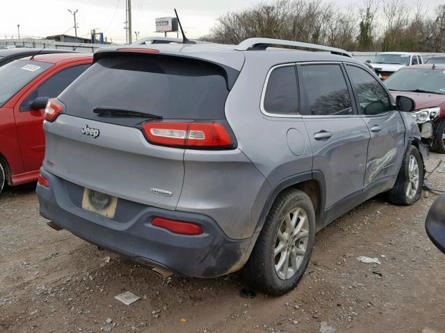 1C4PJLCS2EW143675 - 2014 JEEP CHEROKEE L SILVER photo 4