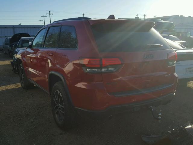 1C4RJFLG4HC781549 - 2017 JEEP GRAND CHER RED photo 3