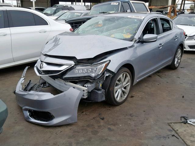 19UDE2F35HA002155 - 2017 ACURA ILX BASE SILVER photo 2