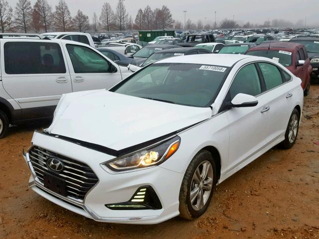 5NPE34AF1JH655800 - 2018 HYUNDAI SONATA SPO WHITE photo 2