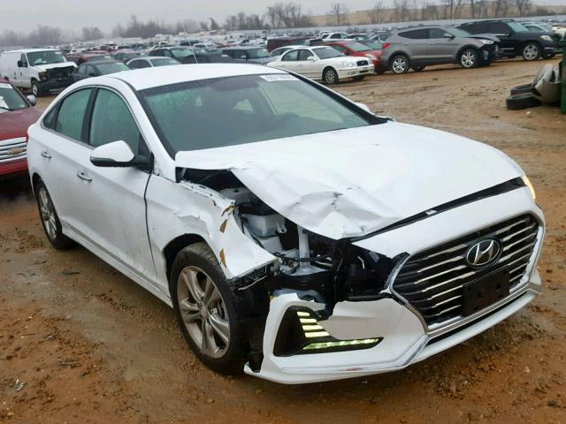 5NPE34AF1JH655800 - 2018 HYUNDAI SONATA SPO WHITE photo 9