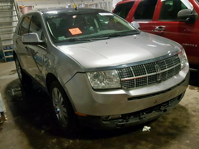 2LMDU88C38BJ17780 - 2008 LINCOLN MKX GRAY photo 1