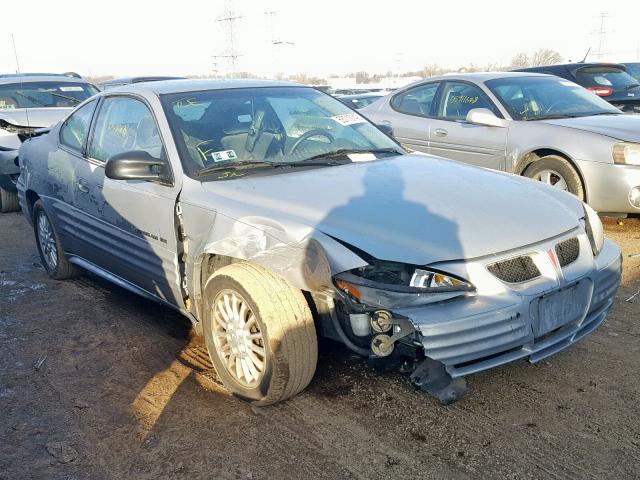 1G2NG12E3YM778916 - 2000 PONTIAC GRAND AM S SILVER photo 1