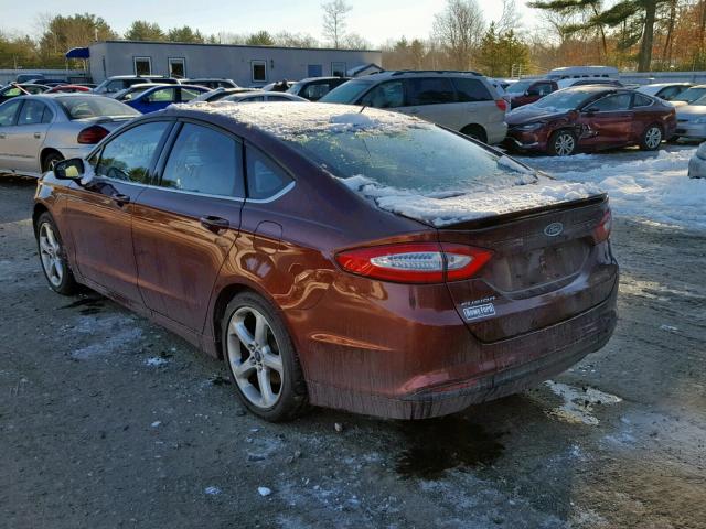 3FA6P0G70GR230730 - 2016 FORD FUSION S BURGUNDY photo 3